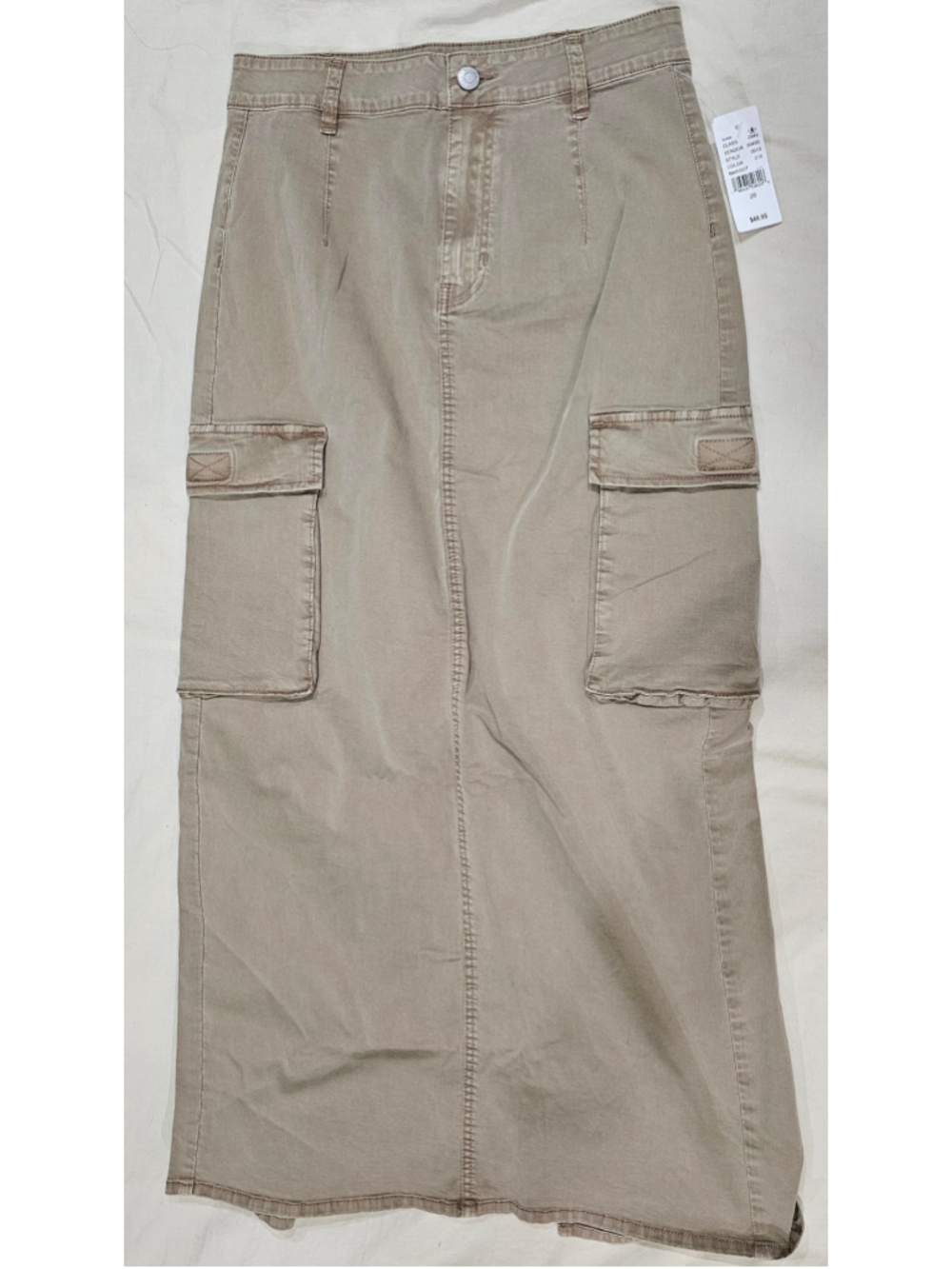 Women's PacSun Cargo Midi Skirt Beige Size 26